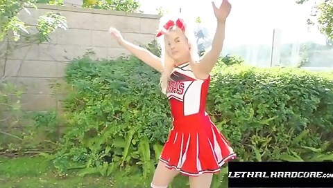 Horny Af Cheerleader Loves Getting Plowed Hard