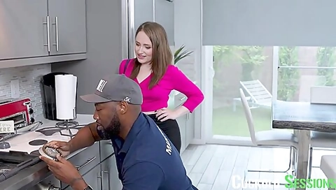 My Hot Wife Cucks Me Hard To Squirt On The Maintenance Guys Bbc