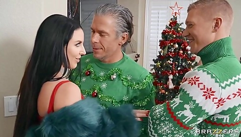 Angela White, Mick Blue And Oliver Flynn - Sultry Milf With Big Ass Breathtaking S