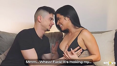 Curvy Clip With Bewitching And From With Sara Retali And Tommy Cabrio