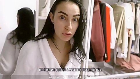 Day 11 - Step Mom Share Bed In Hotel Room With Step Son Surprise Fuck Creampie For Step Mother